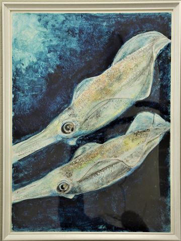 優秀賞「烏賊(いか)」 薩摩川内市 原田 恵子