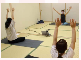 マタニティヨガ教室の様子