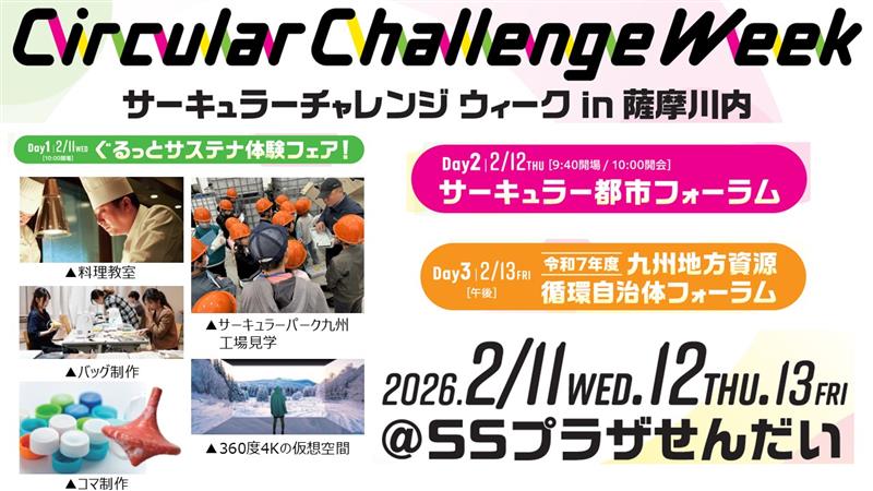 サーキュラーチャレンジウィークのチラシ