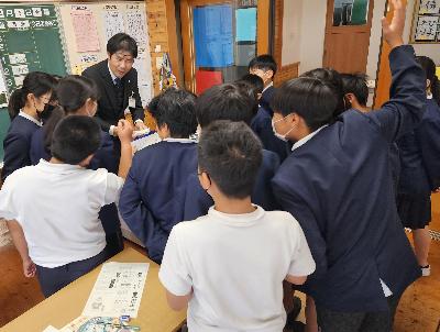 入来小学校での様子2