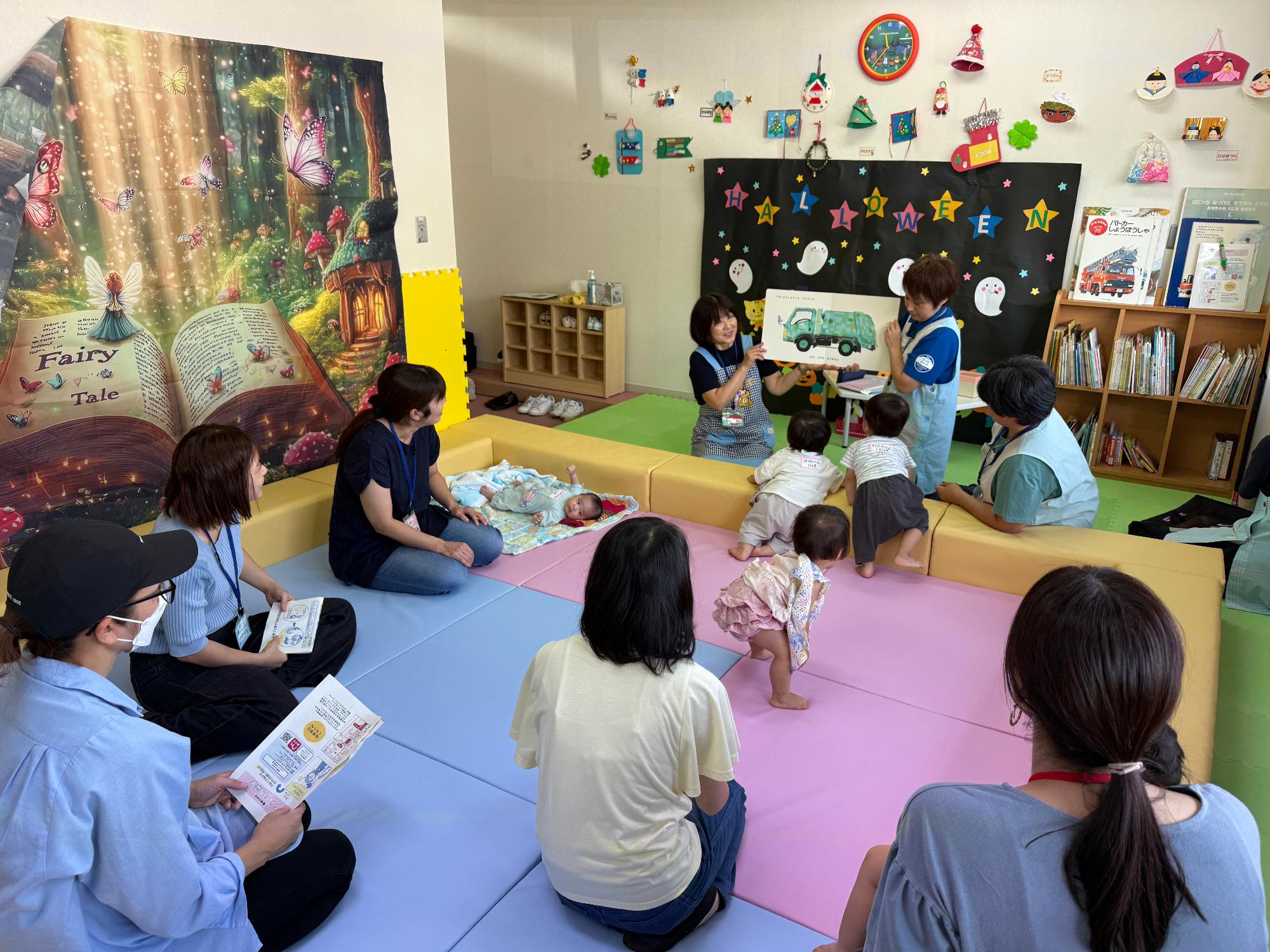 中央公民館のスマイルキッズスペースの様子