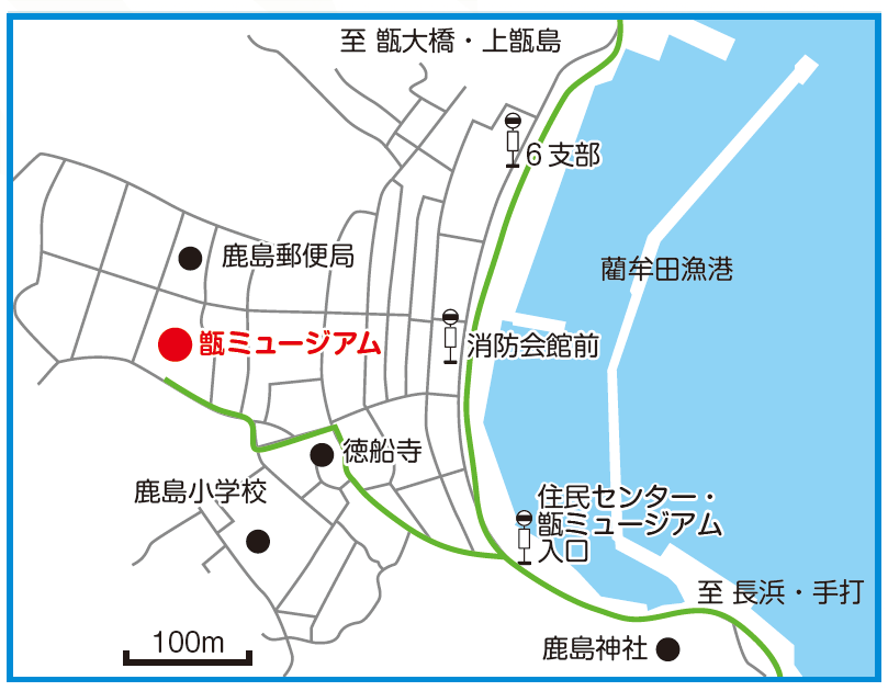 甑ミュージアム地図