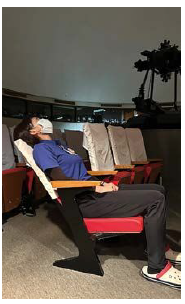 リクライニングの写真