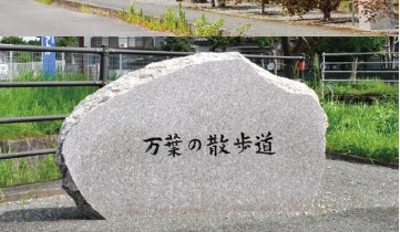 万葉の散歩道石碑