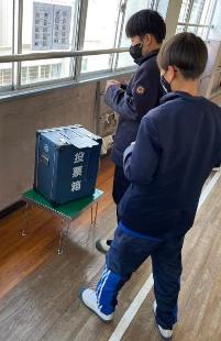 模擬投票の様子