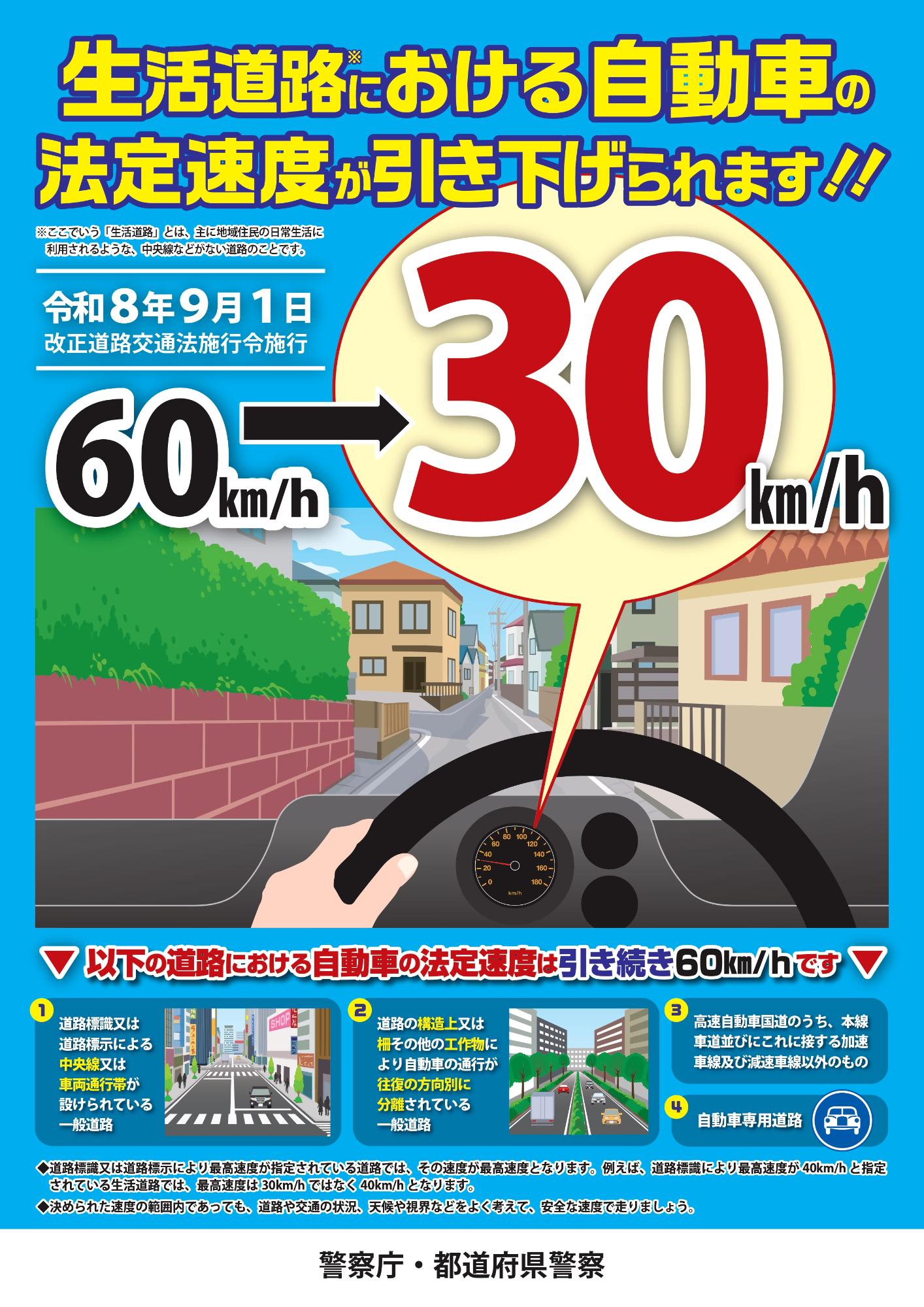 道路交通法改正生活道路