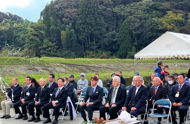 竣工式のようす