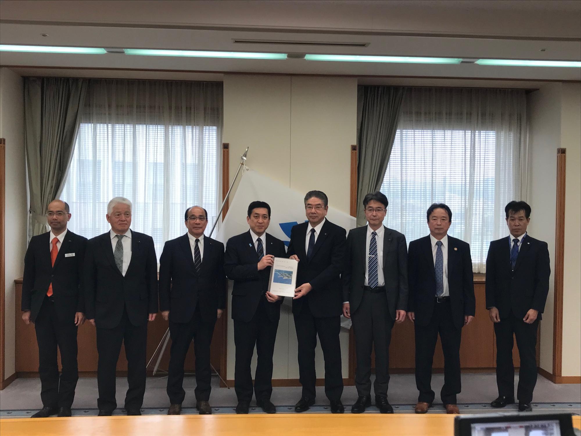 鹿児島県知事要望の様子