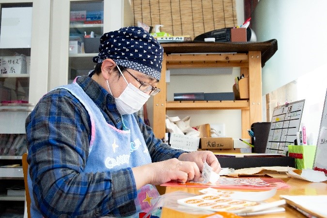 作業の様子