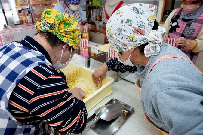作業の様子