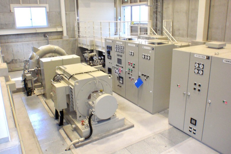 栄電社クリーンな再生可能エネルギー「小水力発電」