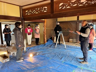 NPO法人いかす・つなぐ入来空き家再生プロジェクト空き家再生して移住促進や地域活動に利活用する取り組みの様子1