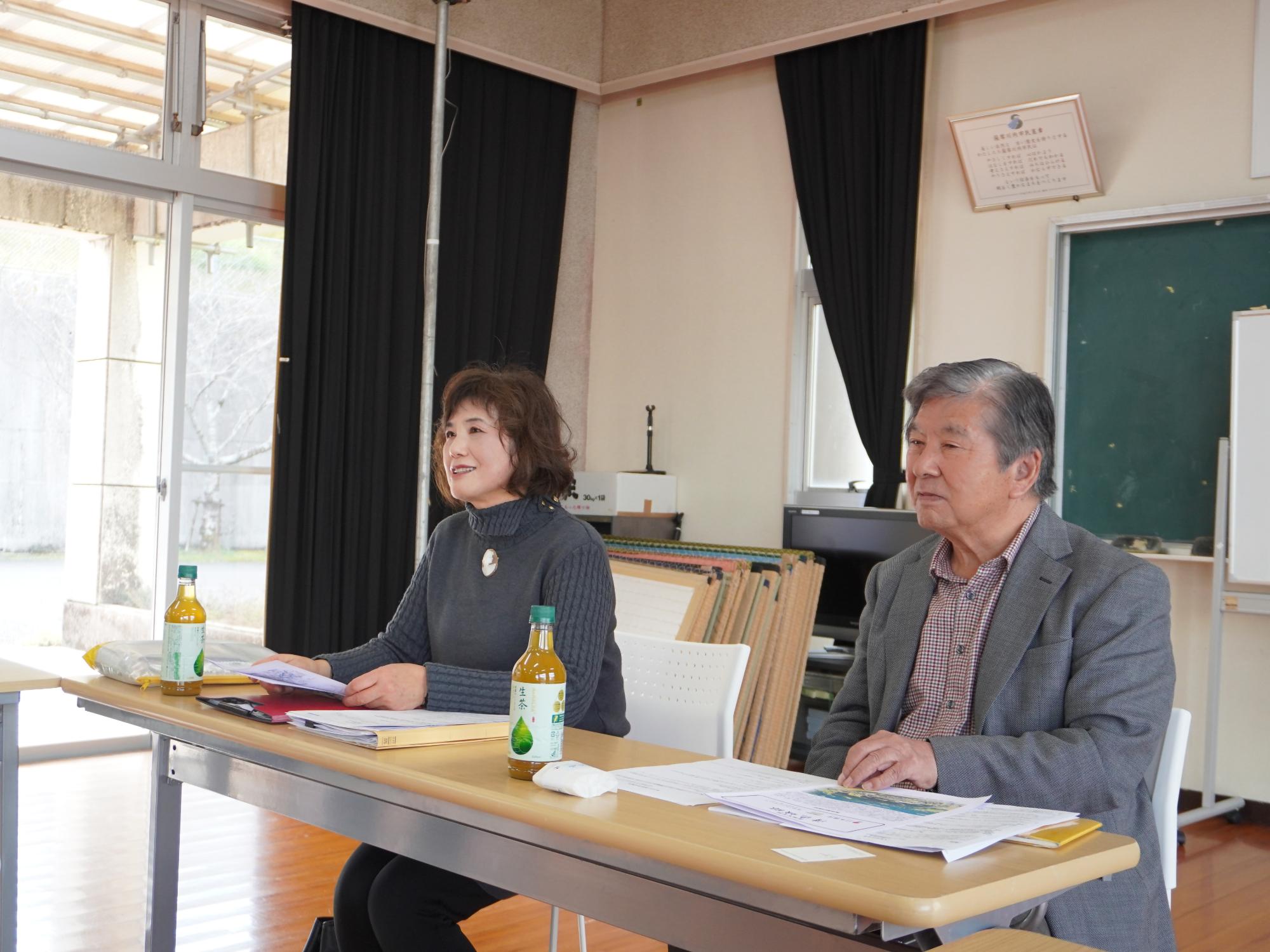 入来院 久子さんと下土橋 渡さん