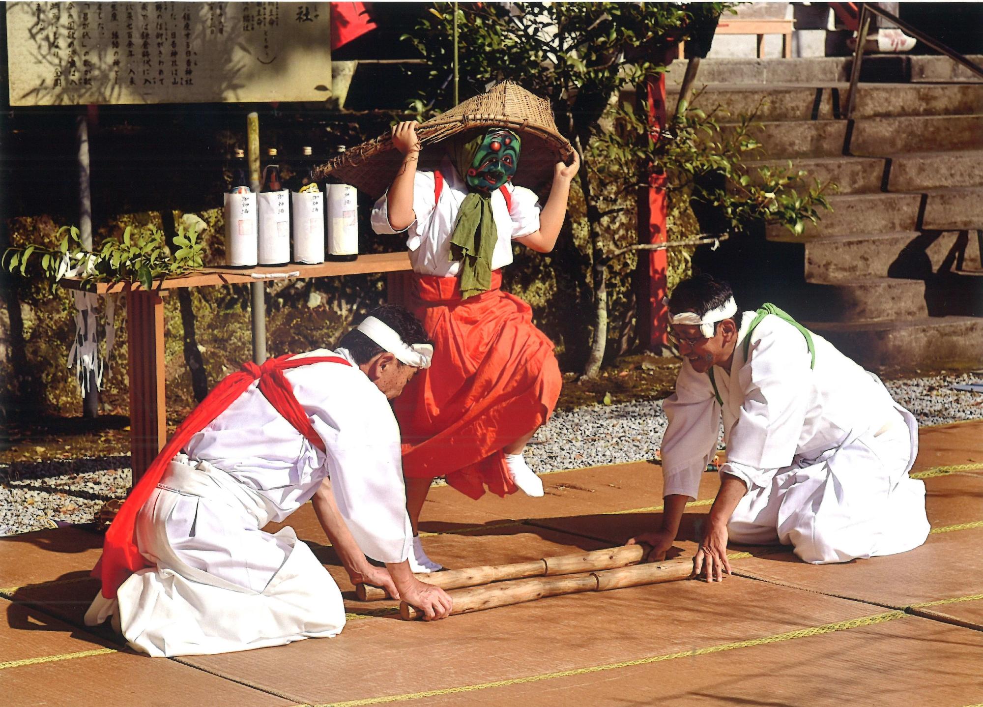 入来神舞の様子