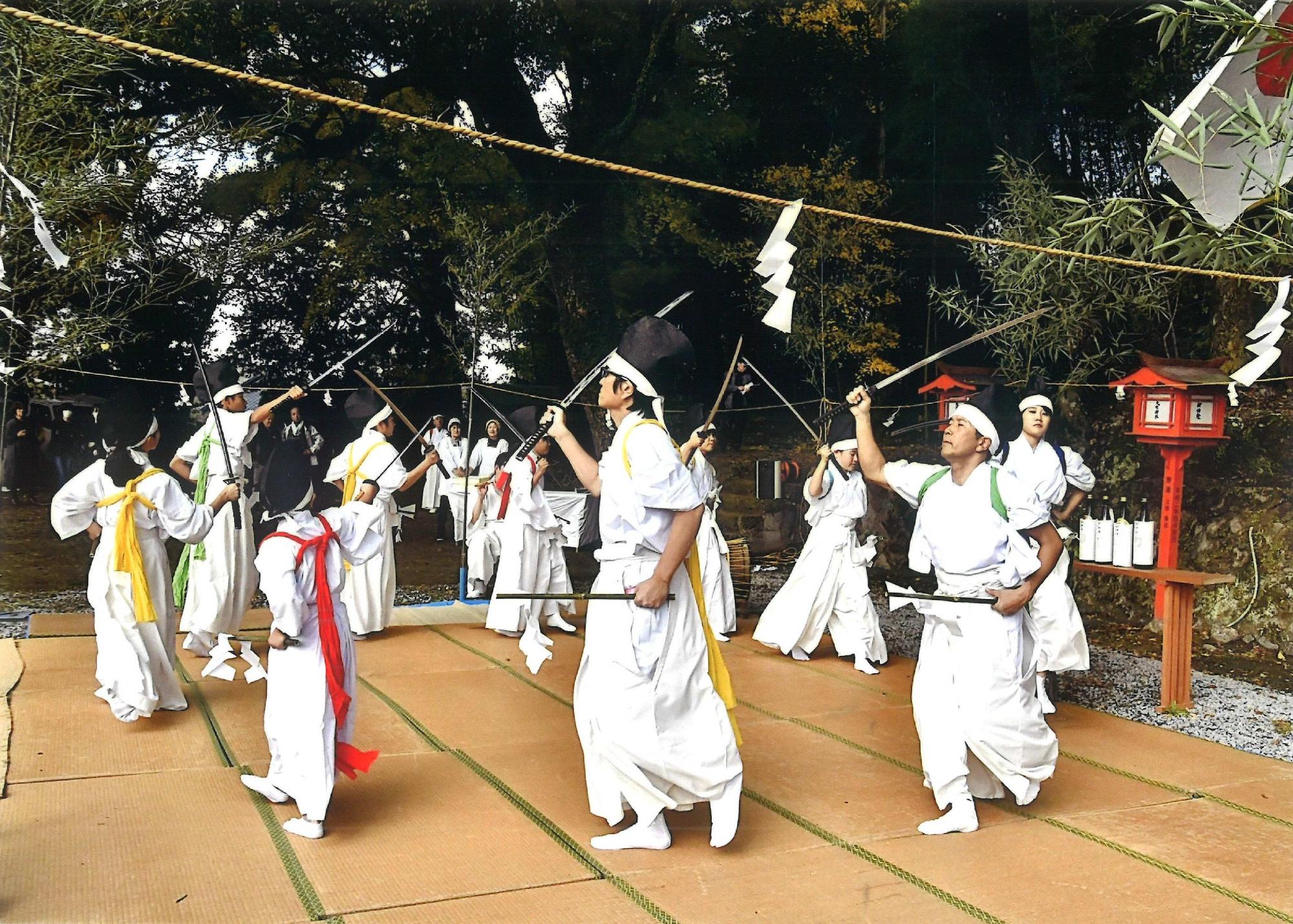 入来神舞の様子