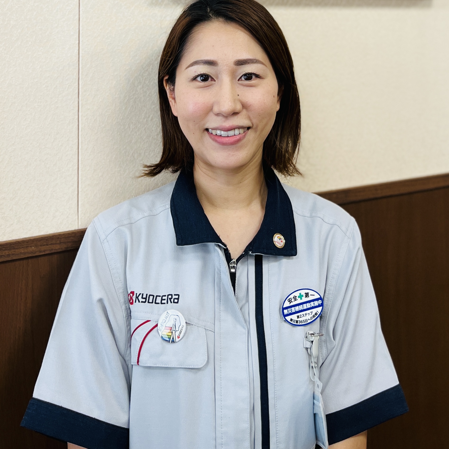 笑顔の小濱さん