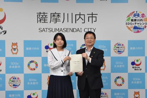 令和5年度みらいアドバイザー政策提言発表会(川内高等学校3年生)