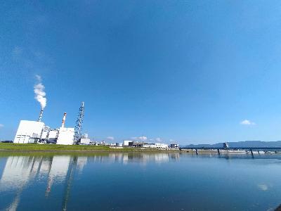 川内川河川敷風景