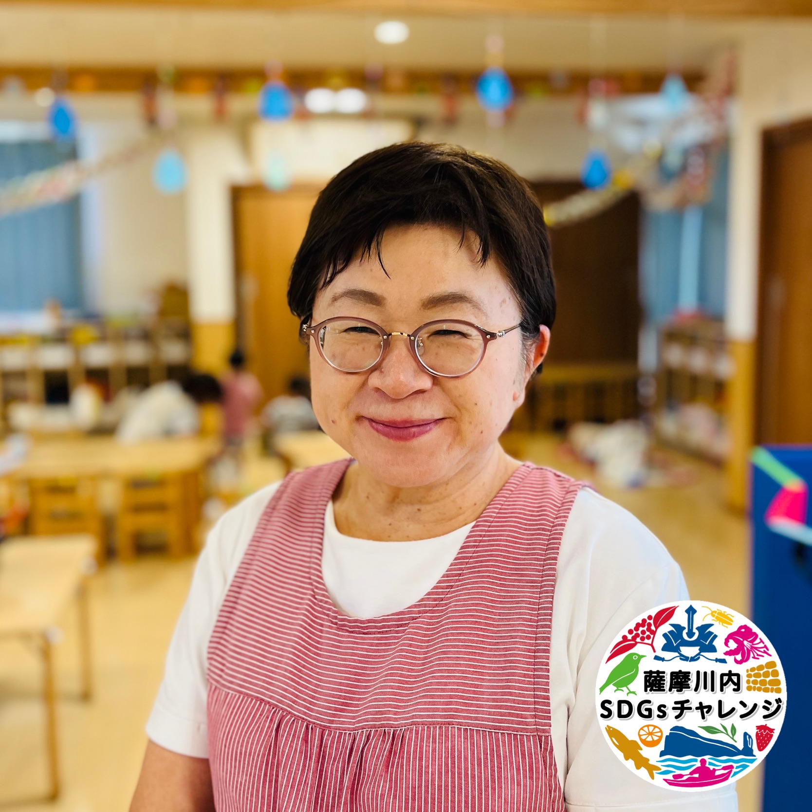 笑顔の白川さん