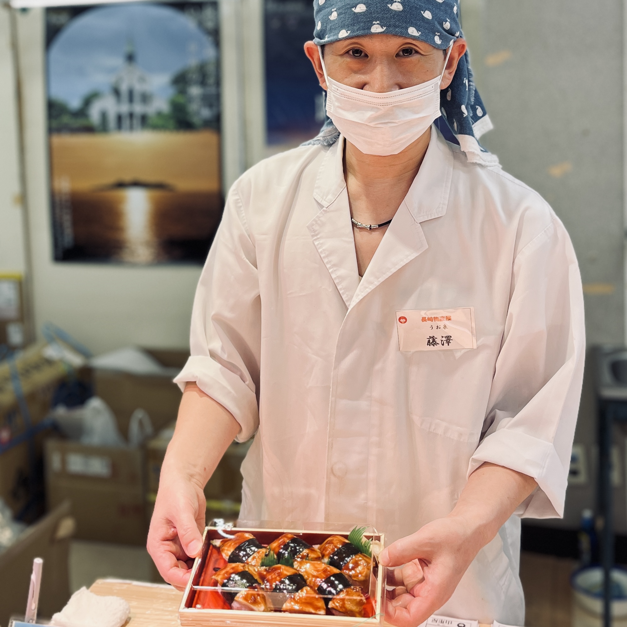 あなご寿司がイチオシの「うお泉」さんのブース