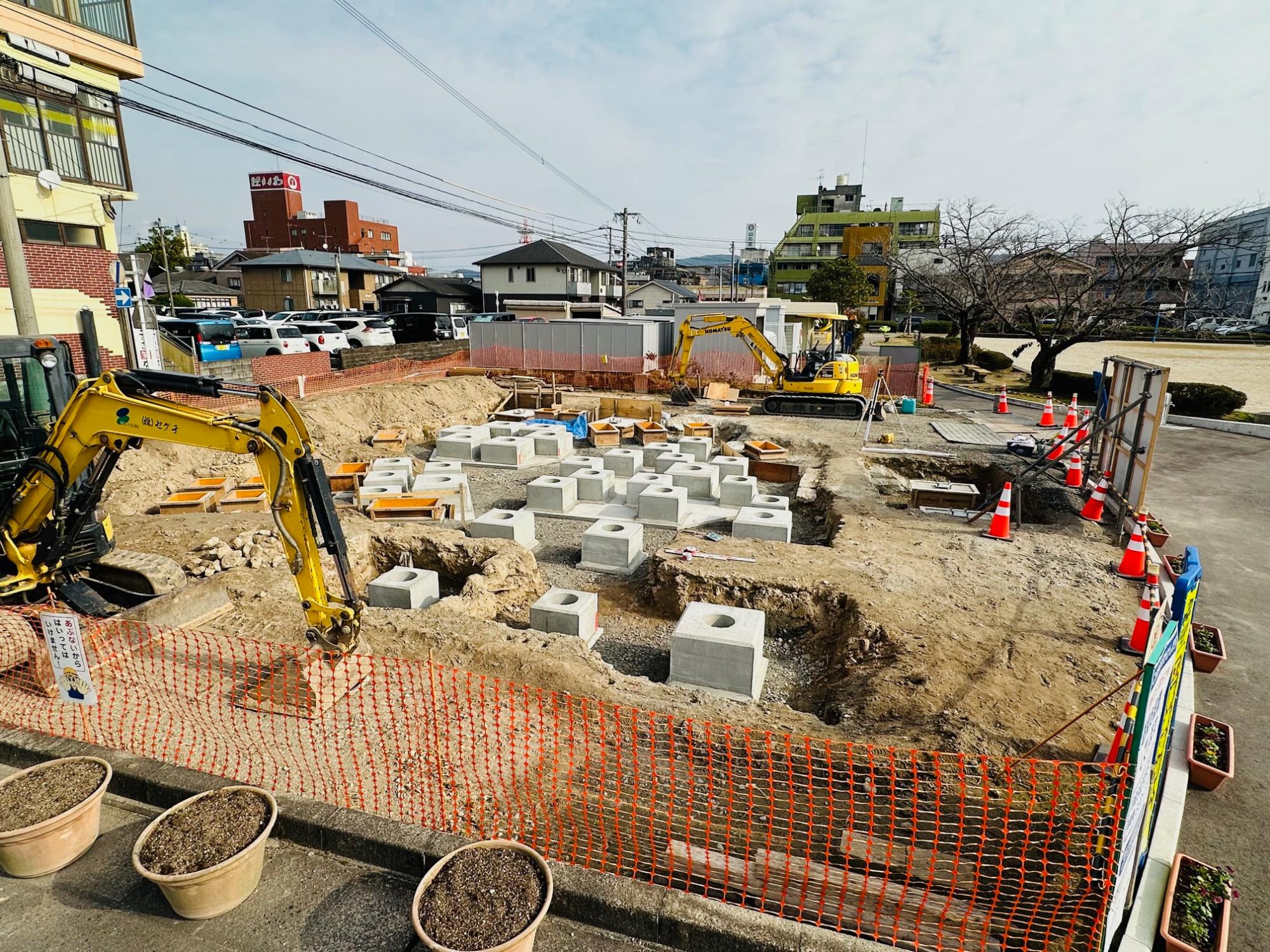 令和7年12月8日時点の工事の様子