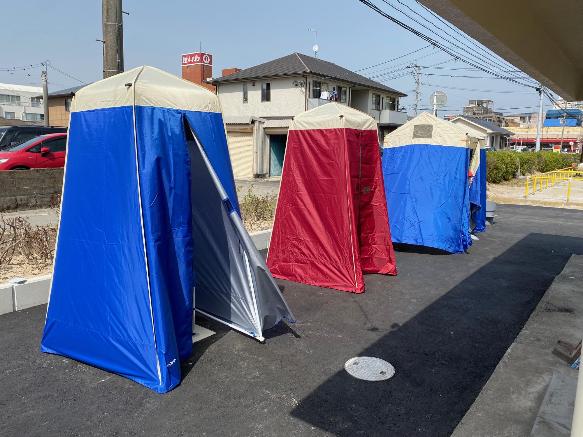 災害時に利用できるマンホールトイレ
