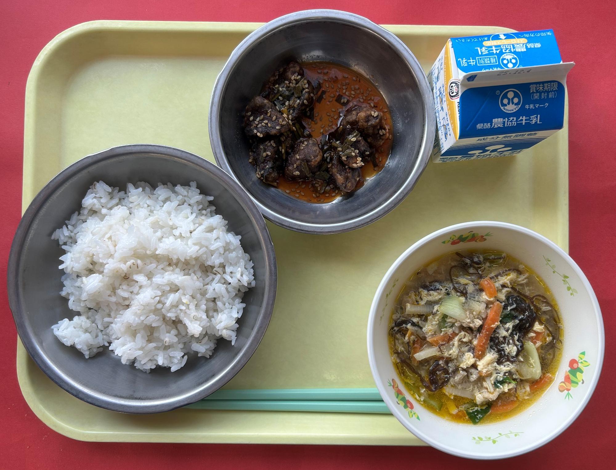 令和7年11月27日の給食画像B