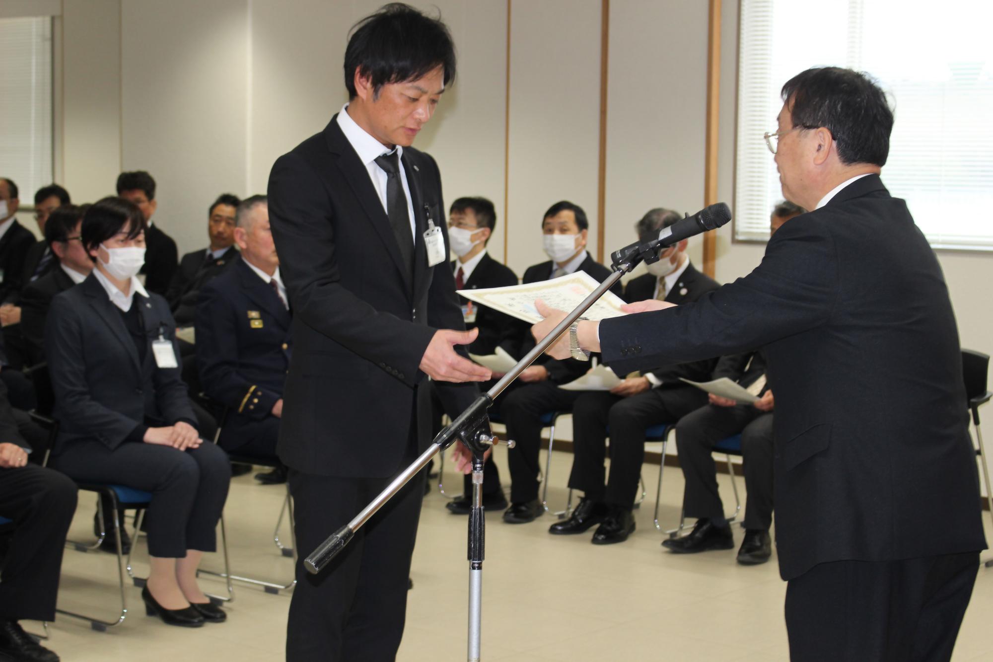 薩摩川内市の「きんかんぼうや」海外輸出戦略についての表彰
