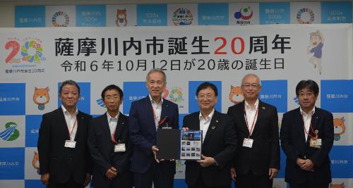 贈呈式集合写真