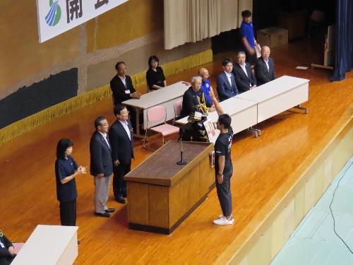 選手宣誓の様子