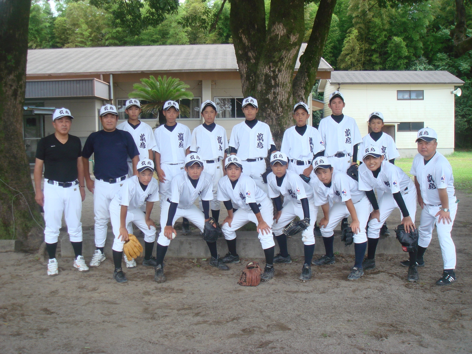 初勝利した時の甑島選抜チーム