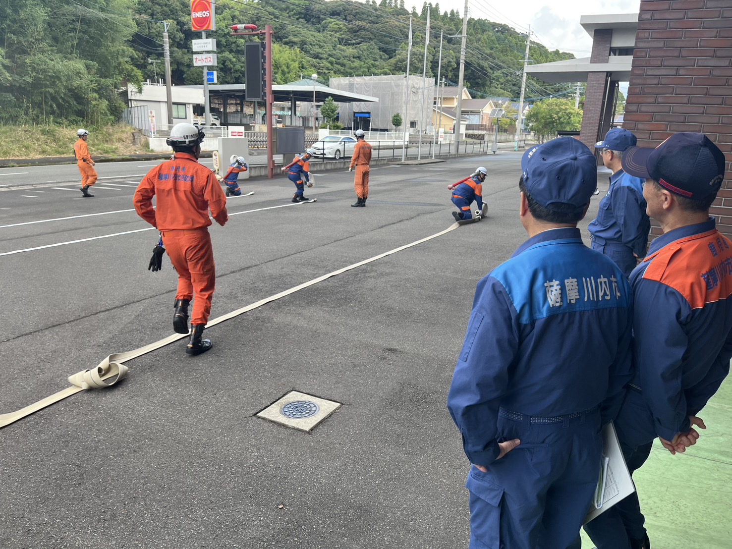 東郷方面隊火災対応訓練2
