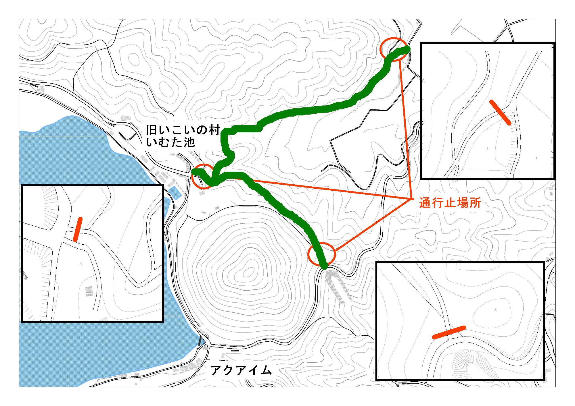 通行止め地図