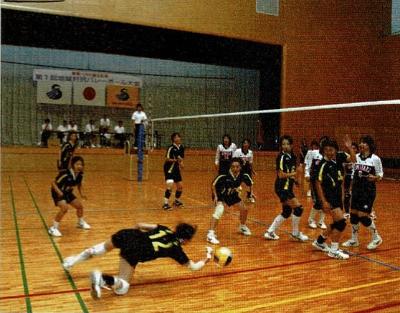 第1回薩摩川内市地域対抗バレーボール大会の様子