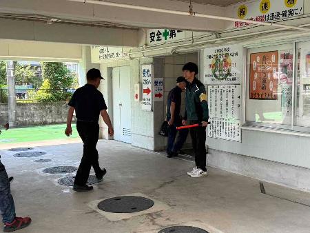 R8 協定避難所訓練避難の様子2
