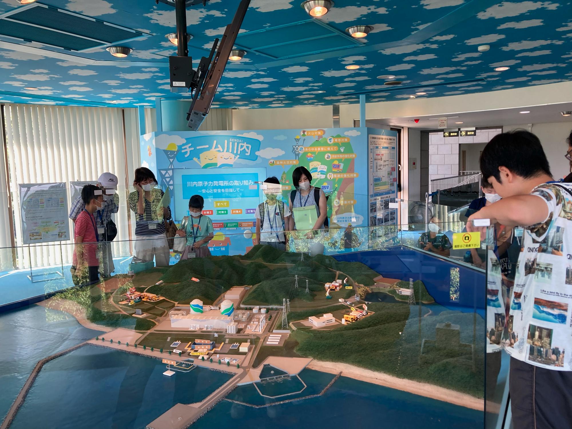 2024年度親子見学会発電所ジオラマ