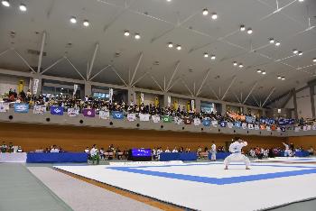 空手道競技会場のようす