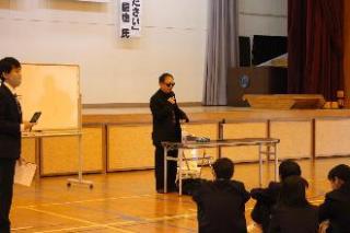 松永氏講演会のようす