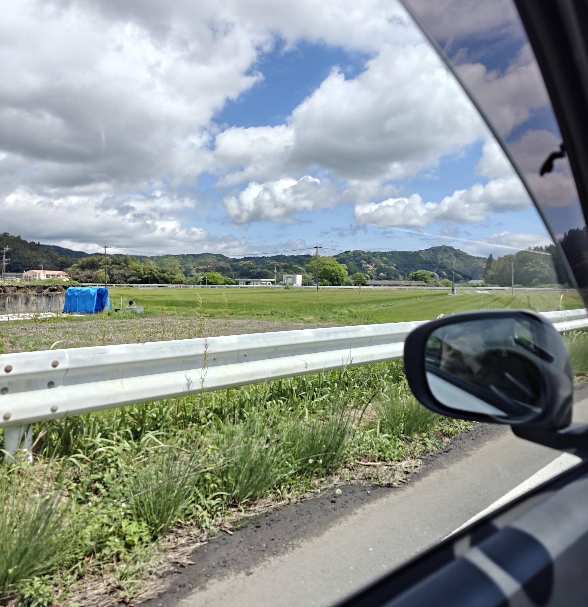 助手席から撮影