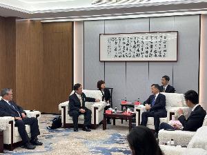 常熟市長との対談の様子2