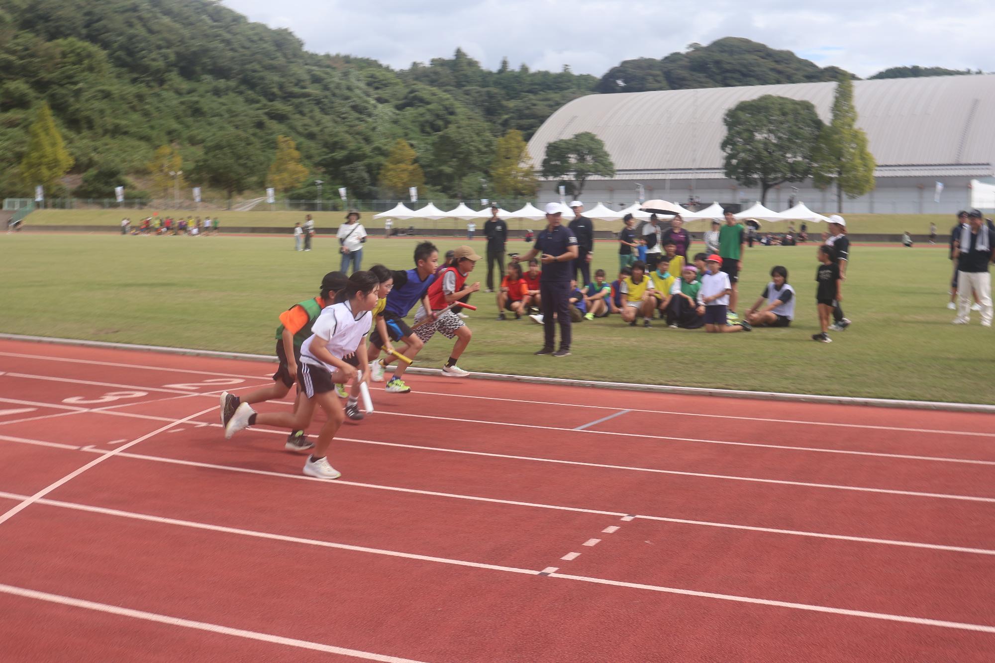 400mリレー
