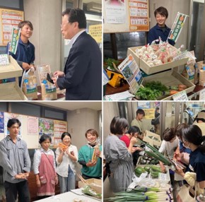 KSorganickids地元農家さんを買い支えの様子