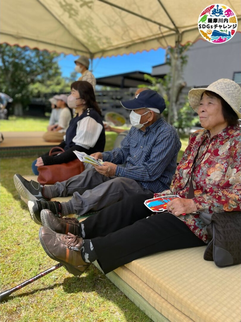休憩テントの様子