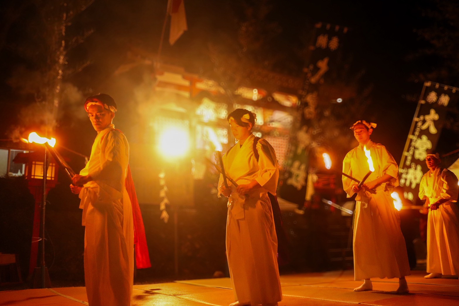 火之神舞の様子