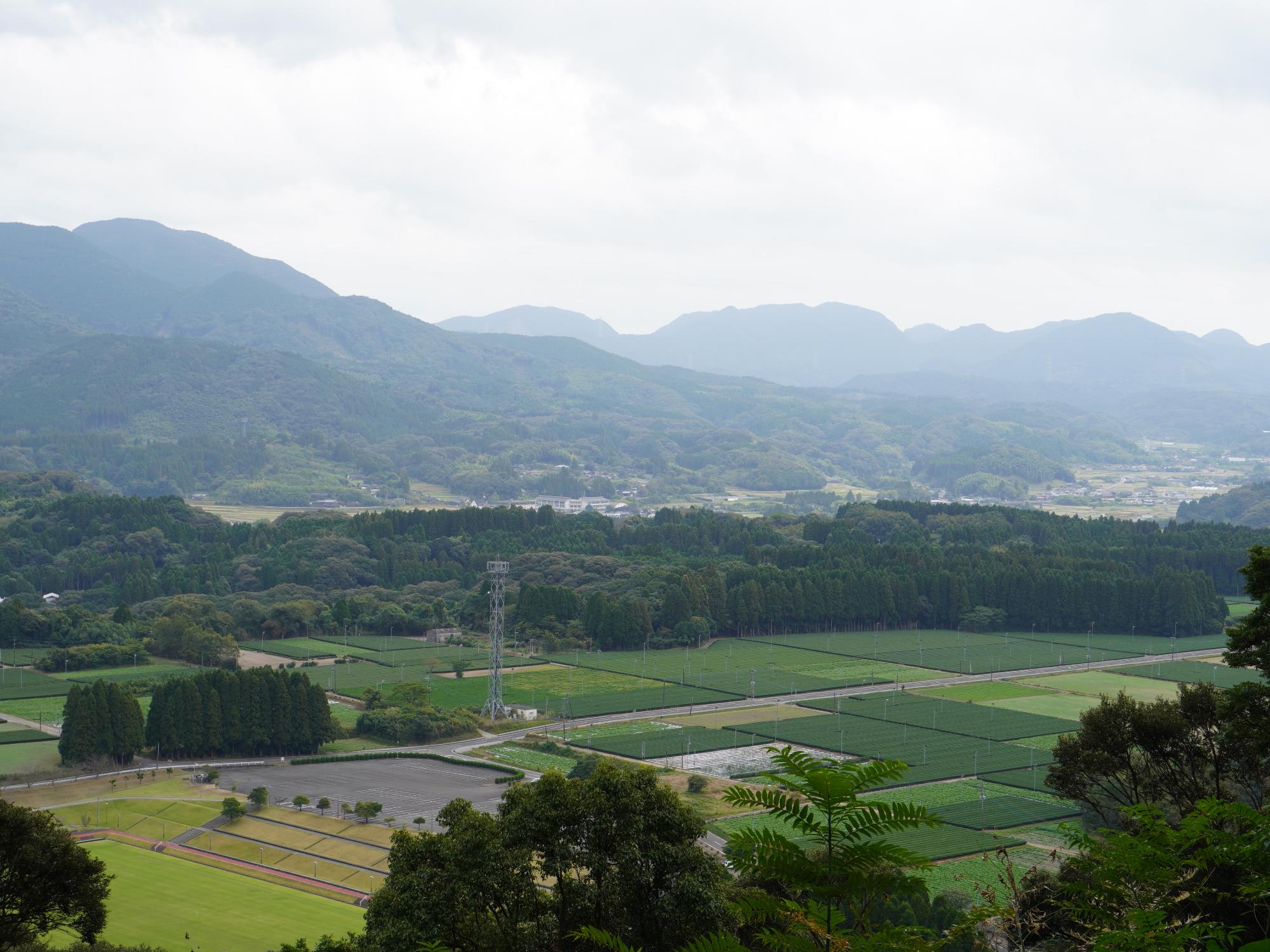 丸山の頂上から見た景色