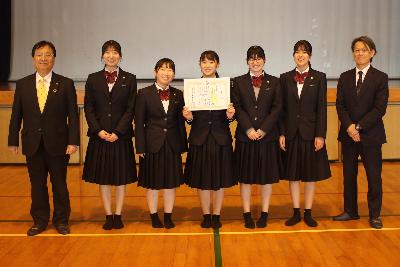 令和5年度みらいアドバイザー活動発表会（川内高等学校1年生優秀賞グループ）