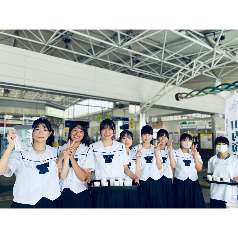 笑顔の川内商工高等学校の生徒