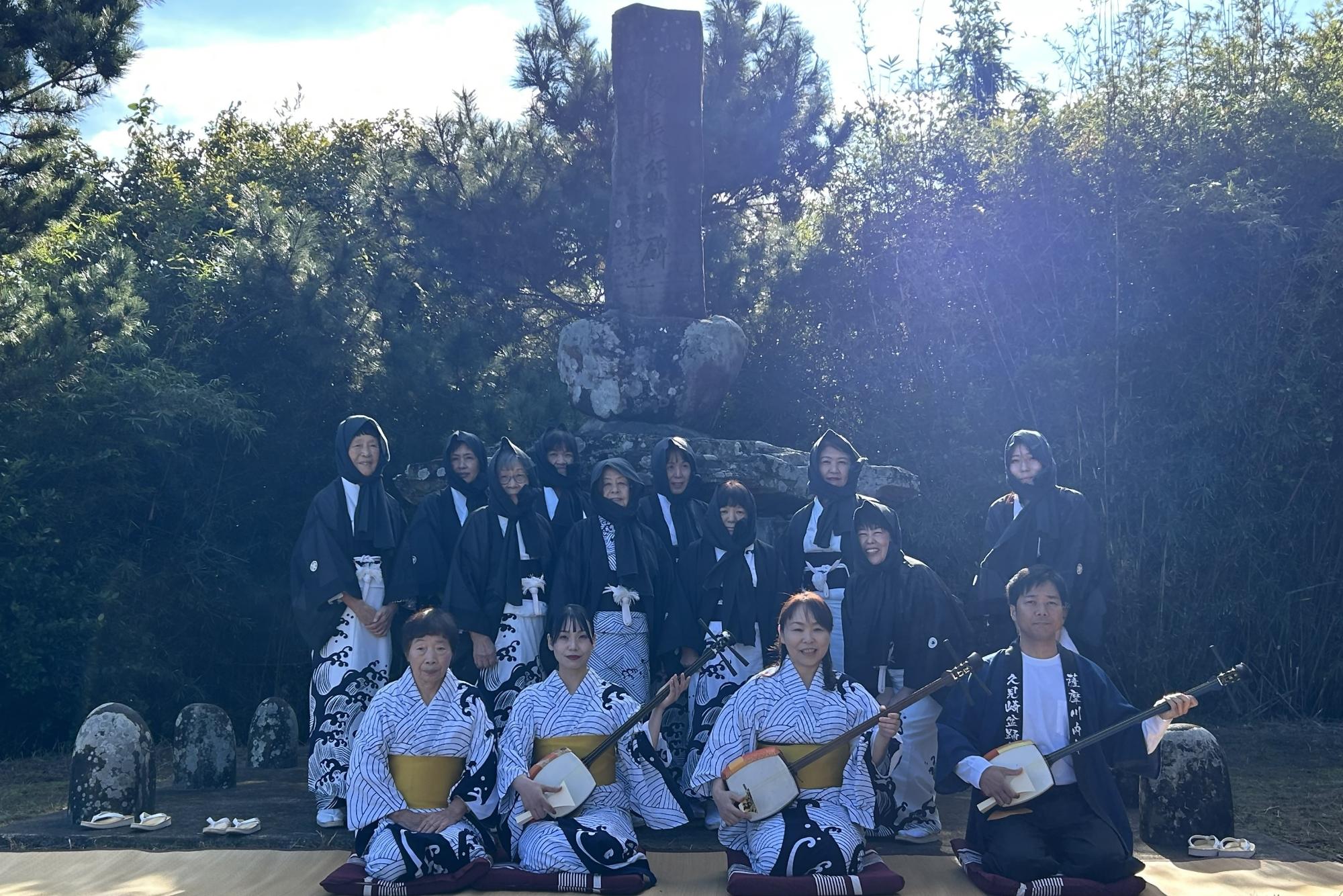 久見崎盆踊り 想夫恋の様子