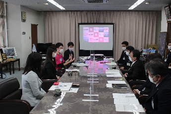 藺牟田地区関連応接室の様子