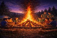 キャンプファイヤー
